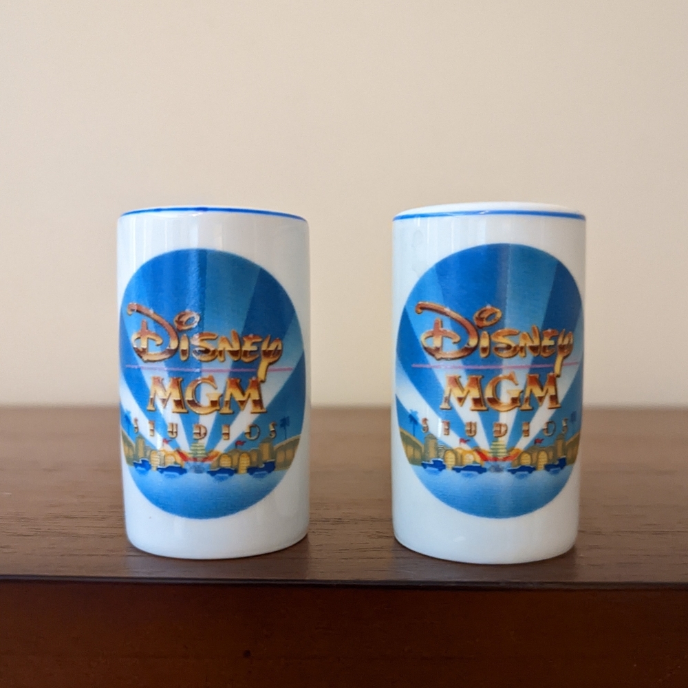 Vintage 1987 Disney MGM Studios slat and pepper shakers